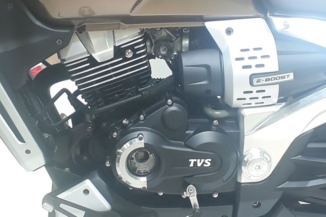 220cc TVS Zeppelin cruiser engine