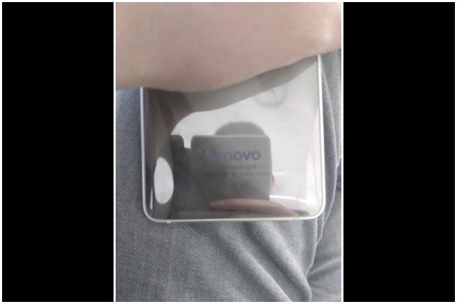 Image of the Lenovo smartphone shared on Weibo by company executive Chang Cheng.