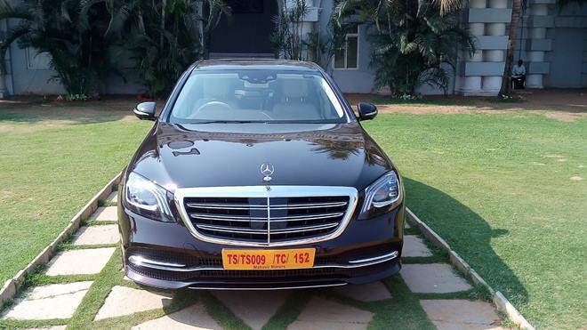 The black opaque section in the centre of the grille is the shield behind which all sensors for the ADAS systems reside