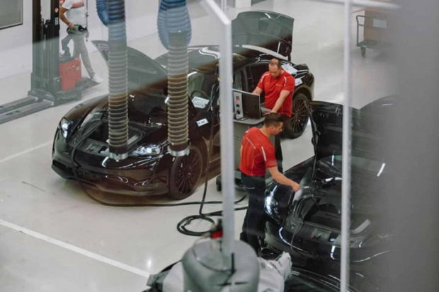 Porsche Mission E production