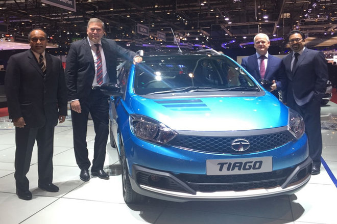 Tata Motors' Management at Geneva Motor Show
