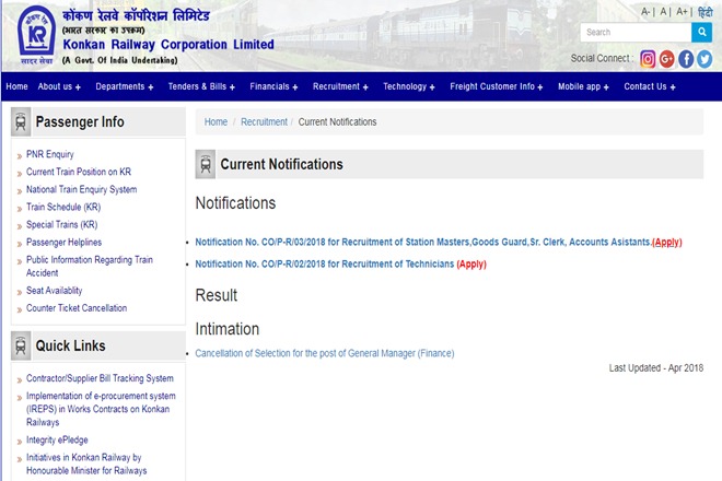 railway recruitment 2018, railway recruitment 2018 latest news, indianrailways.gov.in, railway recruitment 2018 job notification, indian railways recruitment 2018, indian railways recruitment notification, railway recruitment board, railway recruitment board vacancies, railway recruitment board vacancies 2018, railway recruitment board vacancies, railway recruitment vacancies, konkan railway vacancy, konkan railways vacancies, konkanrailway.com, konkan railway recruitment 2018, konkan railway recruitment, konkan railway recruitment salary, konkan railway pay scale, konkan railway recruitment seventh pay, konkan railway non technician