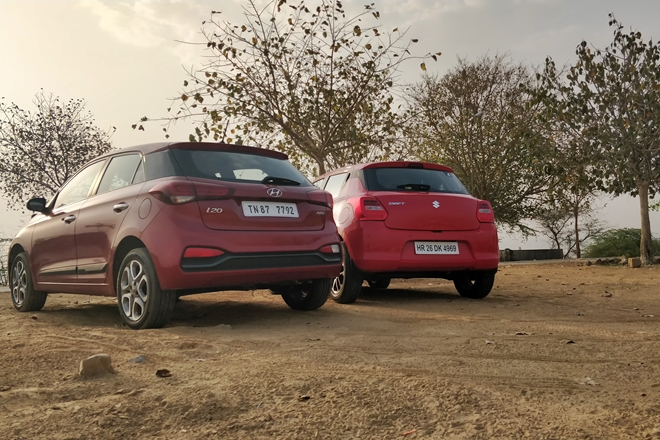 2018 Maruti Suzuki Swift vs Hyundai i20 Petrol