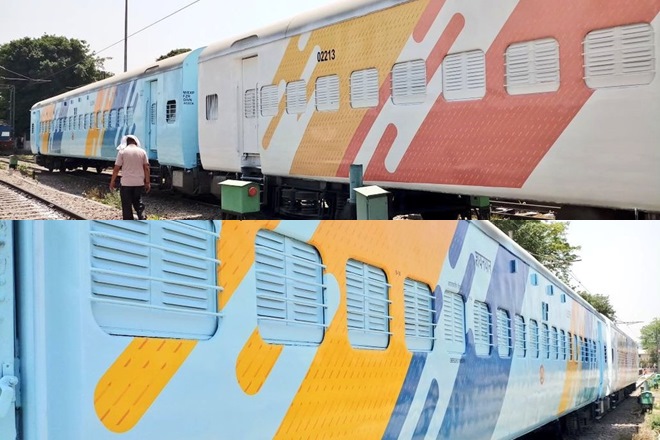 Indian Railways is introducing new colour scheme for sleeper coaches