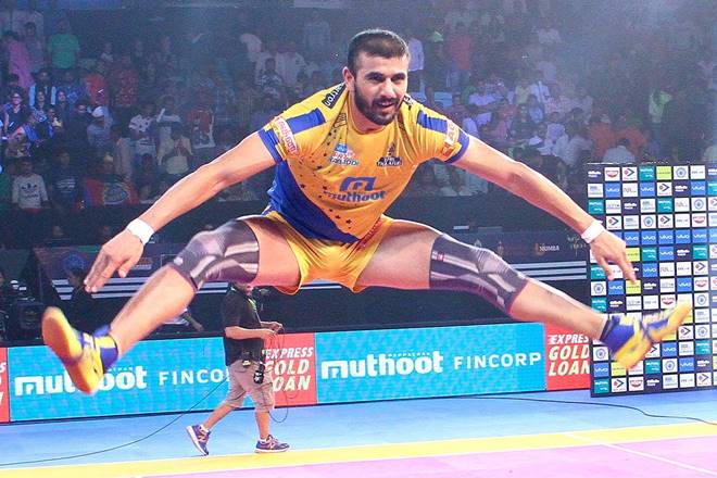 ajay thakur, ajay thakur kabaddi, Kabaddi Masters Dubai, Kabaddi Masters Dubai 2018, indian kabaddi team, ajay thakur Kabaddi Masters Dubai, pro kabaddi league, pkl, pro kabaddi, kabaddi news, sports news