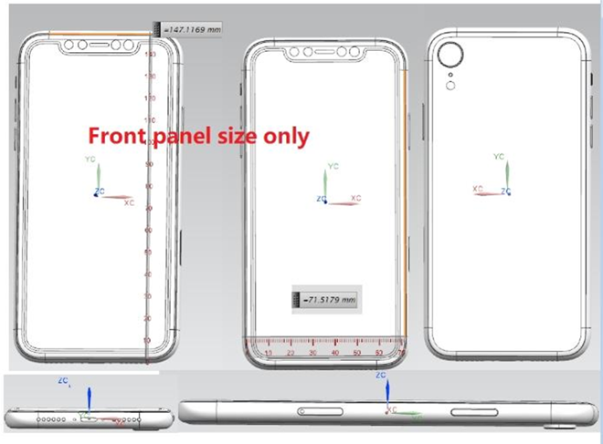 Budget’ Apple iPhone X schematics confirm size and a single rear camera