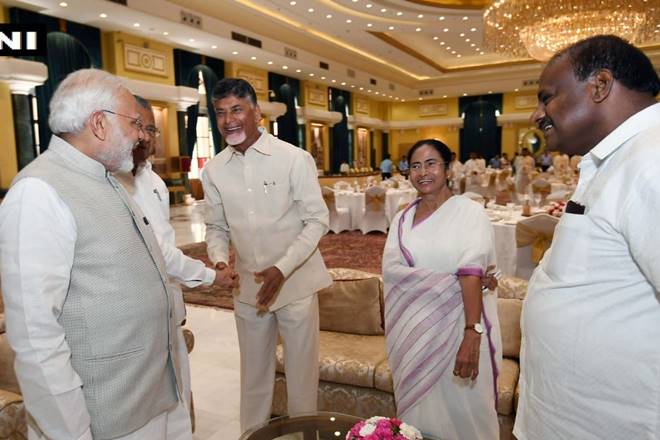 narendra modi, modi meets cms, team india, modi meets cms, niti aayog meeting, arvind kejriwal protest, protest by arvind kejriwal