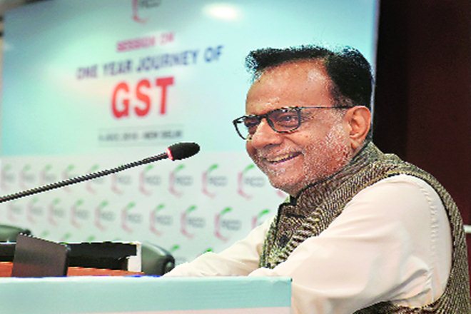 Revenue secretary Hasmukh Adhia, Hasmukh Adhia, gst