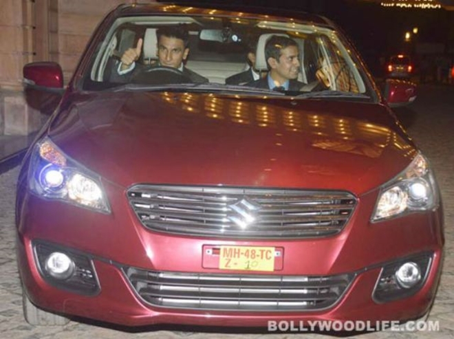 Ranveer Singh owns a Maruti Ciaz
