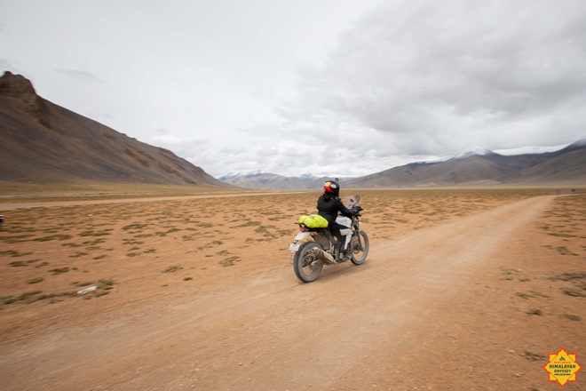 Royal Enfield Himalayan at More Plains