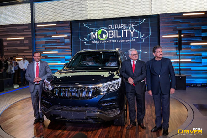 Mahindra G4 Rexton SUV at Auto Expo 2018