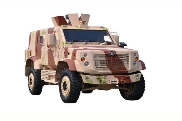 With a Turret mounted on the roof and armour all the way around, the Tata LSUV is what you get when an SUV and Tank have a love child!