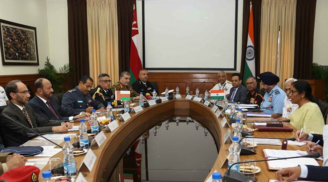 india oman joint commission meeting, india oman military exercise, india oman relations, india oman exercise, india oman meeting, nirmala sitharaman