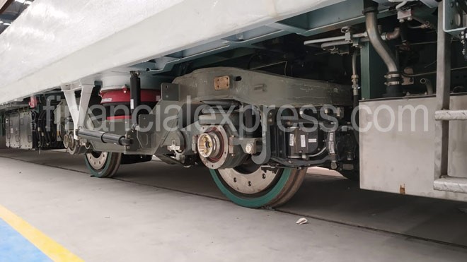 Exclusive images of Train 18 engine-less train