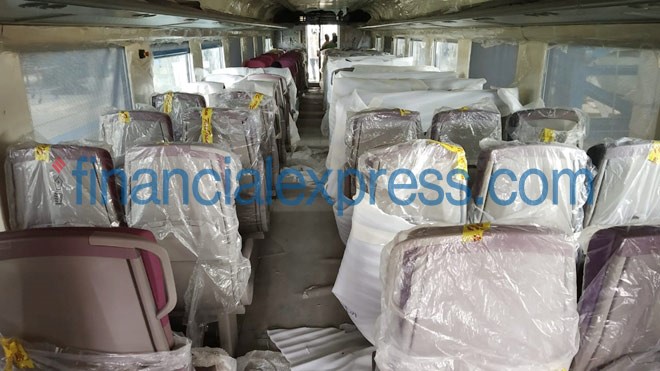 Exclusive images of Train 18 engine-less train