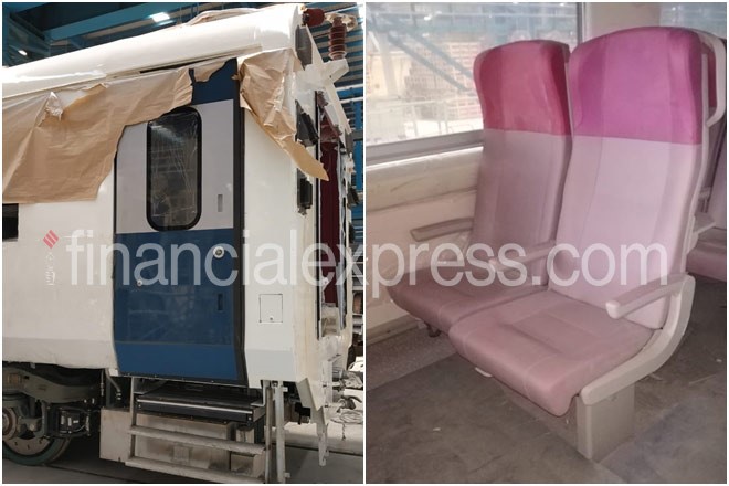 Exclusive images of Train 18 engine-less train