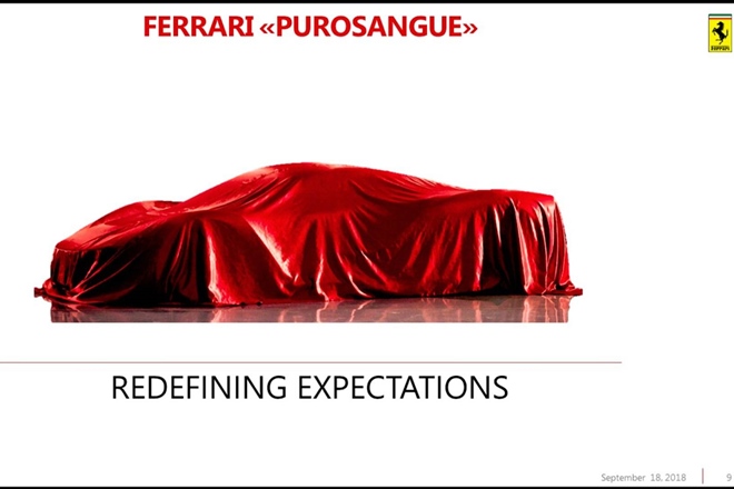 Ferrari will introduce the Purosangue by 2022