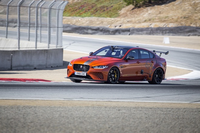 Jaguar XE SV Project 8 at Laguna Seca