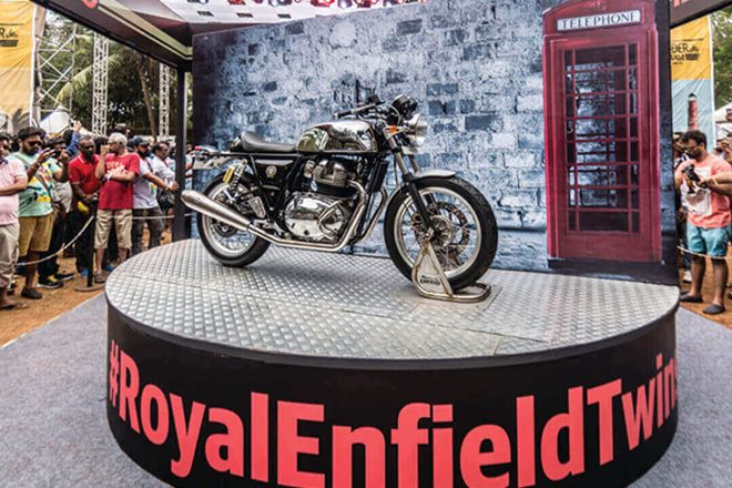Royal Enfield Interceptor 650 india launch Rider Mania