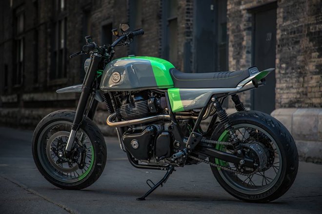 modified royal enfield continental gt 650 grasshopper