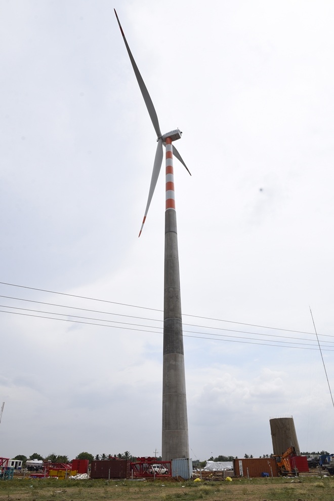Suzlon, Wind Turbine Generator, hybrid concrete tubular, Indian wind energy market, rotor aerodynamics