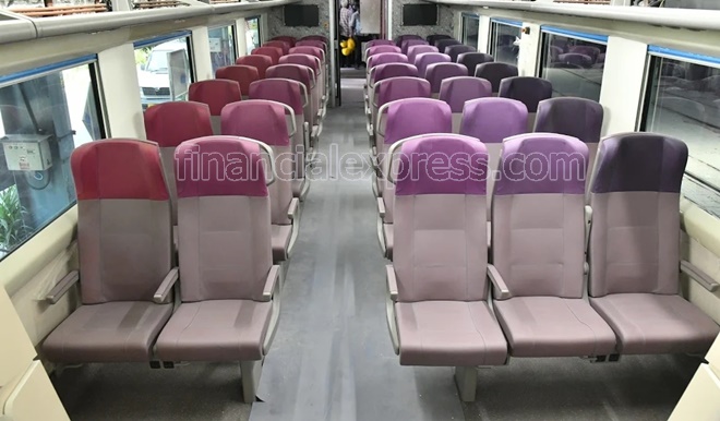 Train 18 is ready - here are the interiors