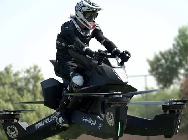 Escaping Dubai Police Now Impossible Flying Bikes Added To Its Fleet Escaping Dubai Police Now Impossible Flying Bikes Added To Its Fleet