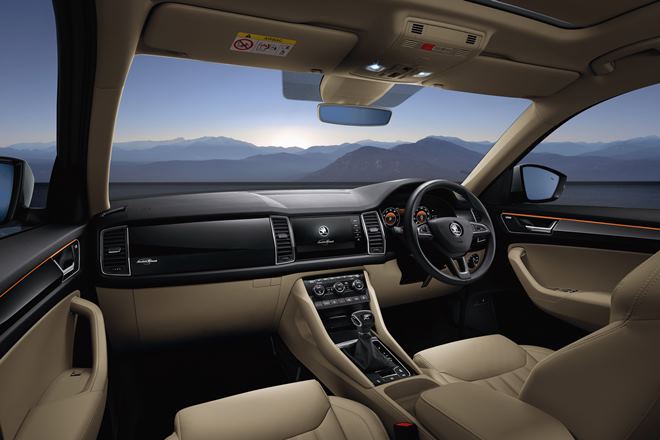 skoda kodiaq l&k edition india price