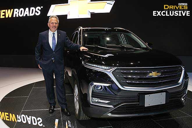 Image of the 2019 Chevrolet Captiva on which the upcoming MG SUV will be based