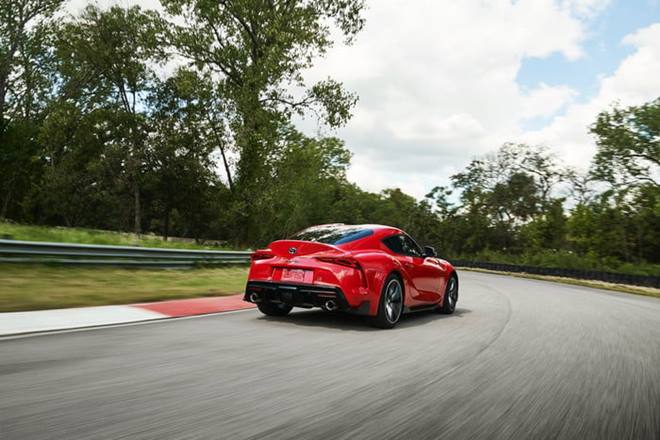 2020 toyota supra detroit auto show rear