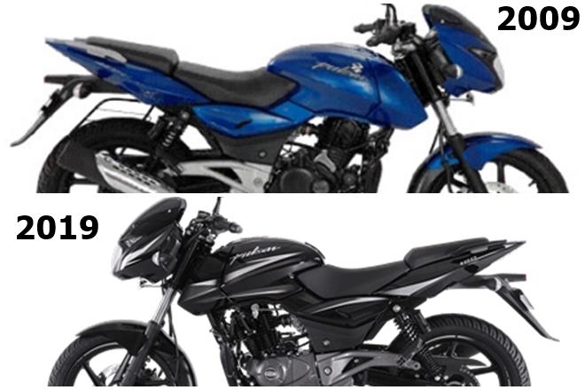 Bajaj Pulsar in #10YearChallenge