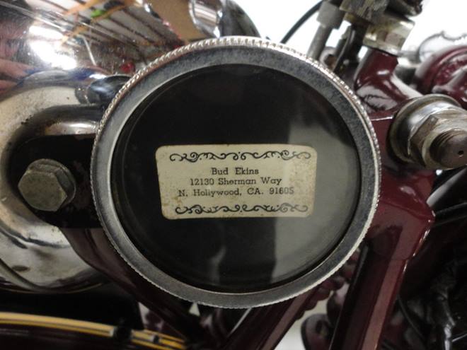 steve McQueen triumph 5t speed twin bud ekins decal