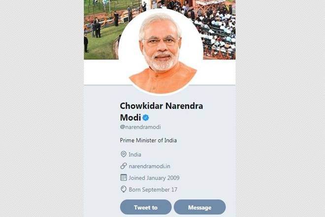 To return Rahul Gandhi’s verbal volley “chowkidar chor hai”—the prime minister has often called himself a “chowkidar at the service of India”—the BJP launched the “Main bhi Chowkidar” online campaign.