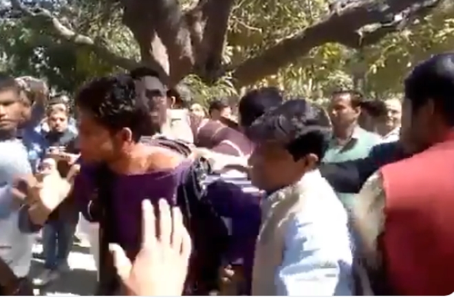 BJP, jobs, Muzaffarnagar, uttar pradesh, BJP beat youth, BJP thrash youth video
