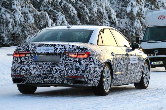 New Audi A4 facelift rear