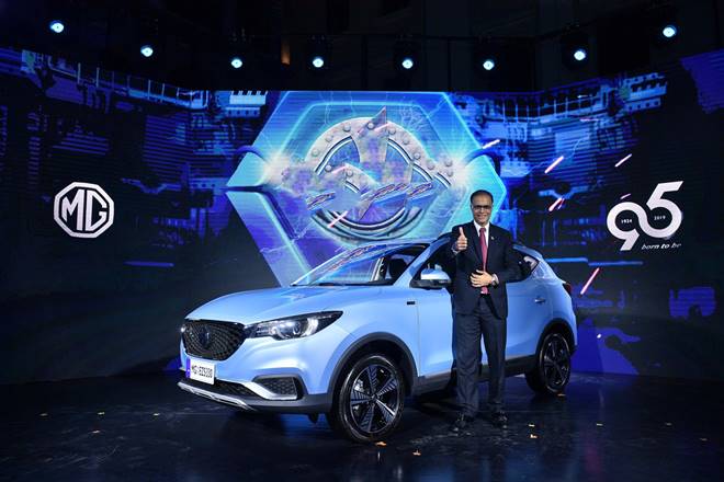 MG eZS electric SUV unveiled
