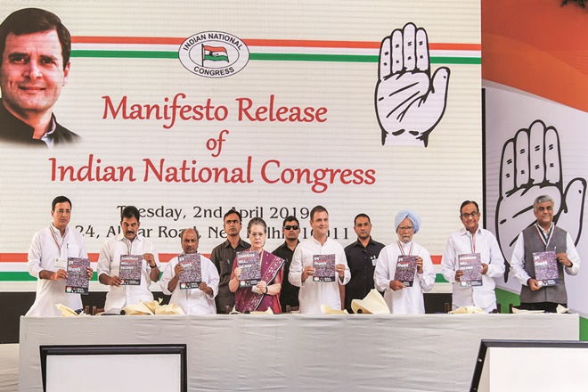 congress manifesto, news, congress, lok sabha election 2019, election 2019, india, lok sabha election
