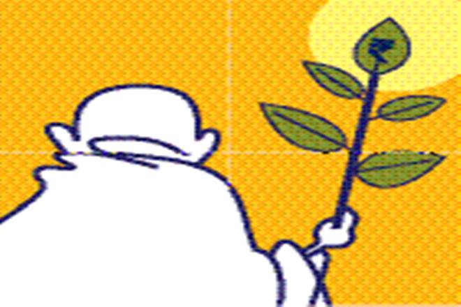 Ahimsa or non-violence is one of the core principles of Mahatma Gandhiji’s philosophy. (Illustration: Shyam Kumar Prasad)