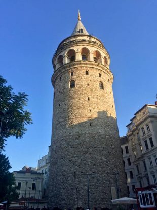 Galata Tower in Istanbul, Turkey