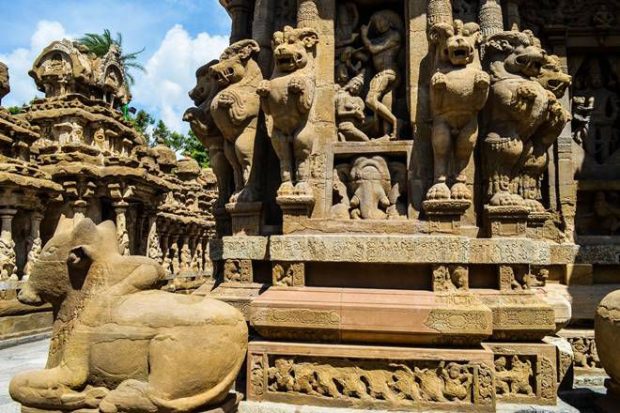 Kailashanathar temple, Kanchipuram, Vegavati rivers, Tamil Nadu, Garuda Purana, Pallava, Cholas, Vijayanagara, temples of Tamil Nadu, Tamil Nadu Tourism 