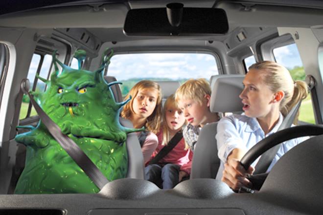 germs in cars