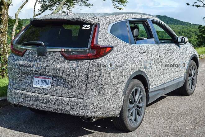 2020 honda cr-v spy shot rear one 660image