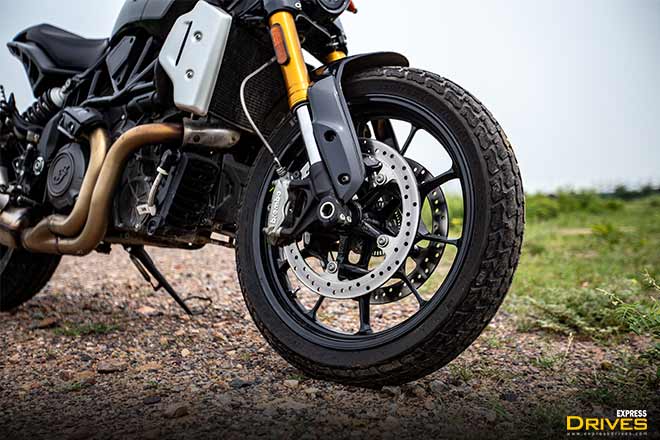 Indian FTR1200S review brakes