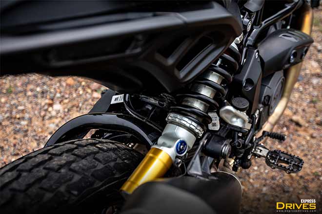 Indian FTR1200S review suspension