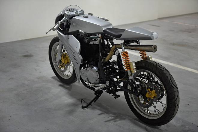 modified royal enfield gt535 jd custom three