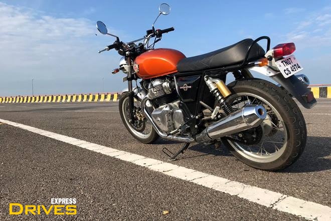 royal enfield interceptor 650 review seat
