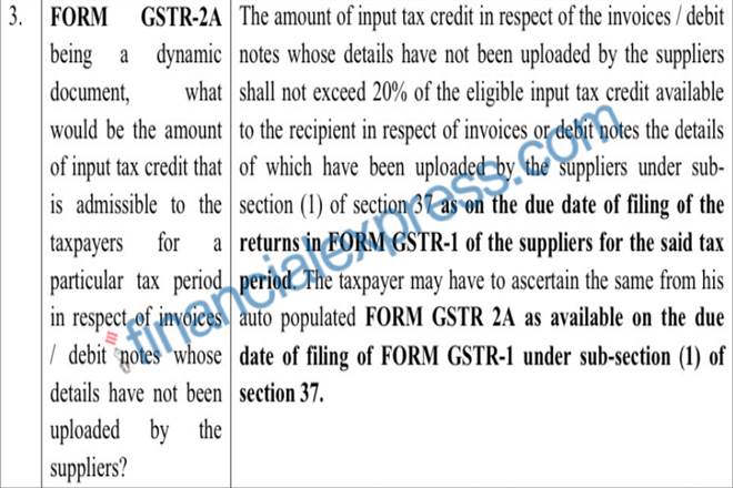 GST, Input Tax Credit, Latest Circular, GST Latest News