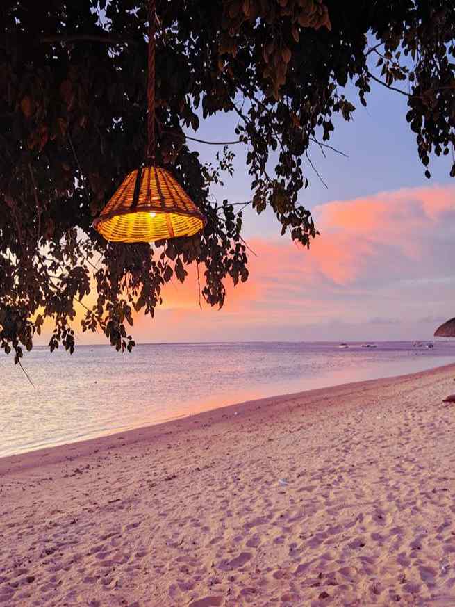 Surreal sunsets in Mauritius