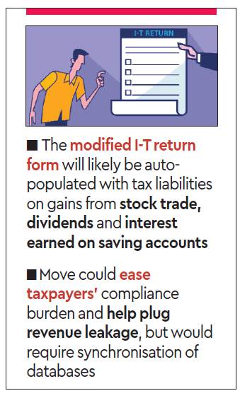 income tax, auto populated income tax, income tax return, itr, tax deducted at source, TDS, ITR 1, ITR 2, 