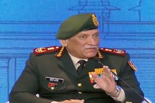 The top general also referred to facets like piracy that can disrupt movement of merchant ships. (Twitter image)